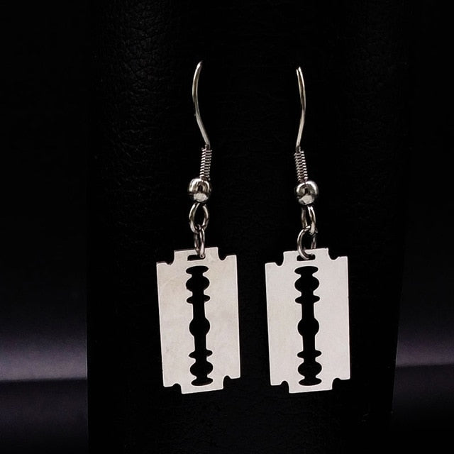 Fashion Small Razor Blade Earrings