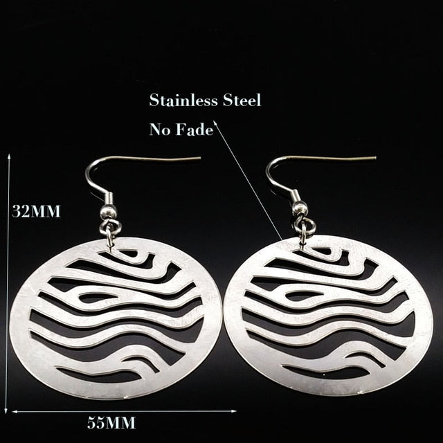 Fashion Stainless Steel Bohemian Earrings