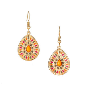 Fashion Resin Water Drop Earrings