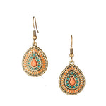 Fashion Resin Water Drop Earrings