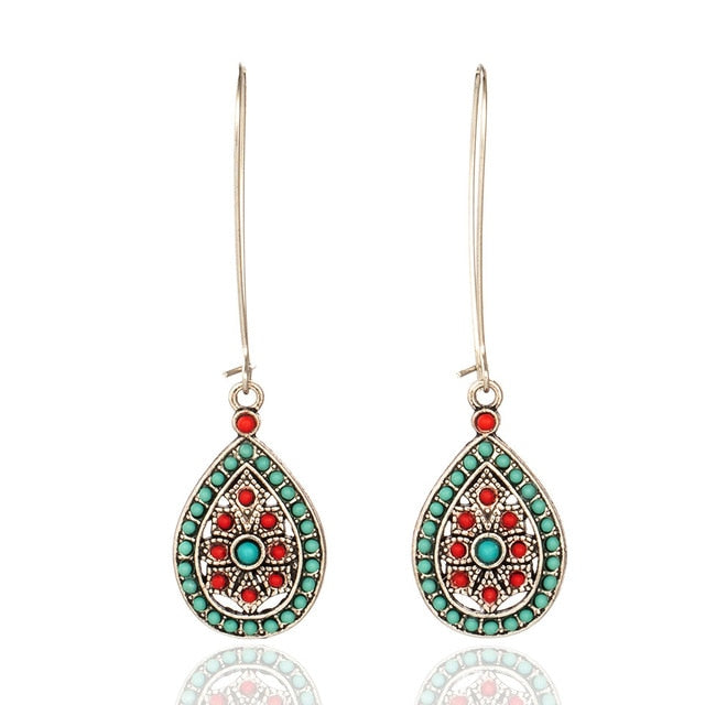 Fashion Resin Water Drop Earrings