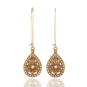 Fashion Resin Water Drop Earrings