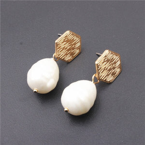 New Big pearl Earrings