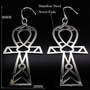 Pentagram Stainless Steel Earrings