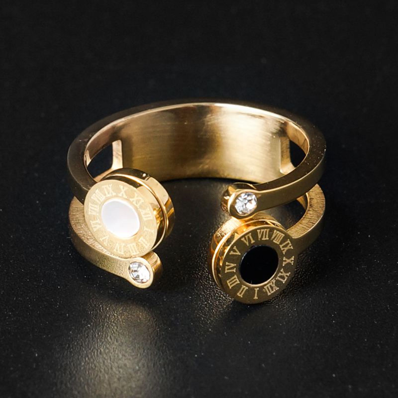 Gold Color Open Cuff Finger Ring