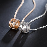 2 Colors Crystal from Swarovski Necklace