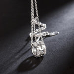 2 Colors Crystal from Swarovski Necklace