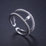 Fashion New Simple Open Crystal from Swarovski Ring