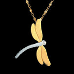 Retro Women Dragonfly Pendant Chain Necklace