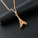 Fashion Eiffel Tower Pendant Choker Necklace